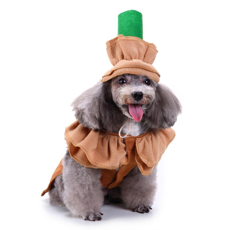 Latte Coffee Dog Costume - Pet Clothes for Small Medium Dogs Puppies Cats Christmas Birthday Party Photo Props Dress up Accessories Parade Decorations