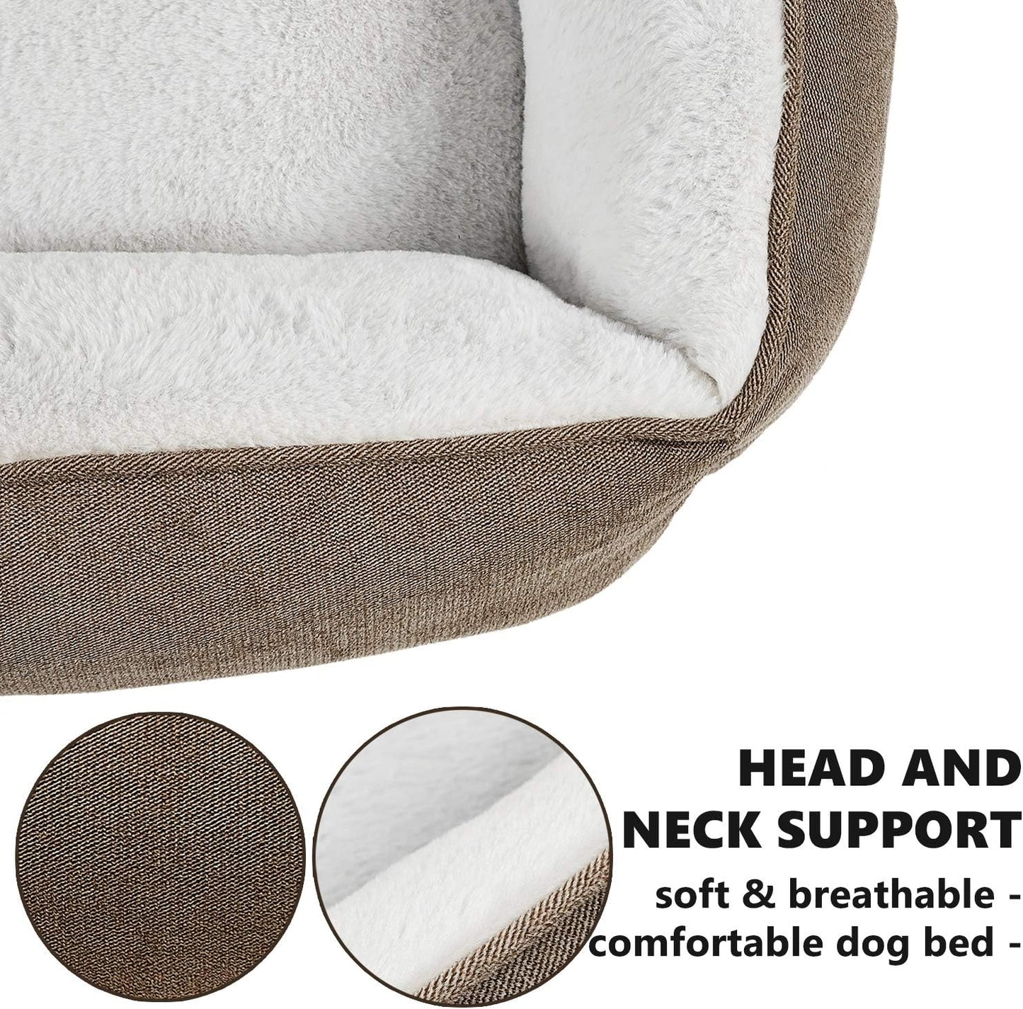 Cozy & Durable Square Dog Bed - Machine Washable for Medium Dogs