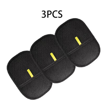Petgroomer Double-Sided Pet Hair Removal Glove Reusable, Static Electricity Pet Hair Remover, Suitable for Dogs and Cats. It Is Multi-Functional, Ideal for Cleaning Sofas, Furniture, Carpets and Car Seats. Eco-Friendly, No Batteries Required, 3-Piece Set.