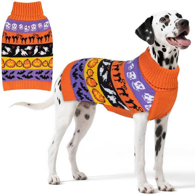 Cozy Halloween Dog Sweater