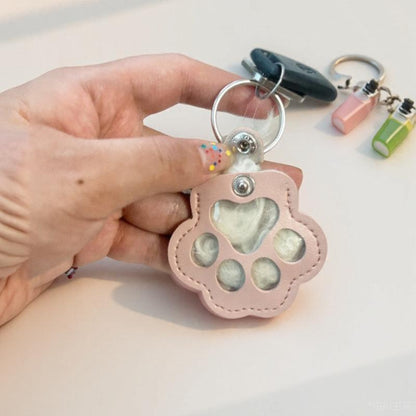 5 Pack-Cat and Dog Hair Keychain Hanger Creative Pet Cat and Dog Hair Decoration for Pet Owners to Collect and Commemorate.